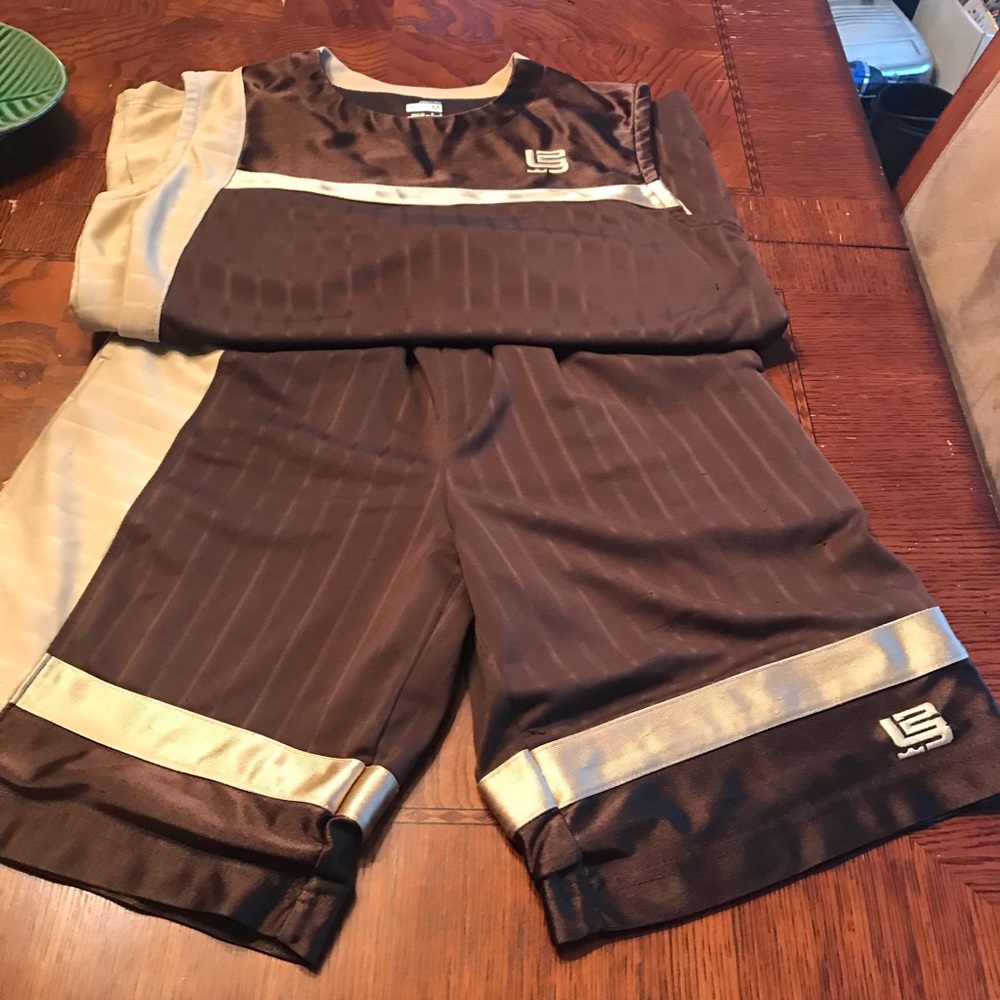 Boys Lebron Nike tank an shorts